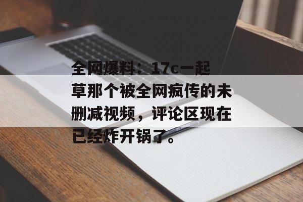 全网爆料：17c一起草那个被全网疯传的未删减视频，评论区现在已经炸开锅了。